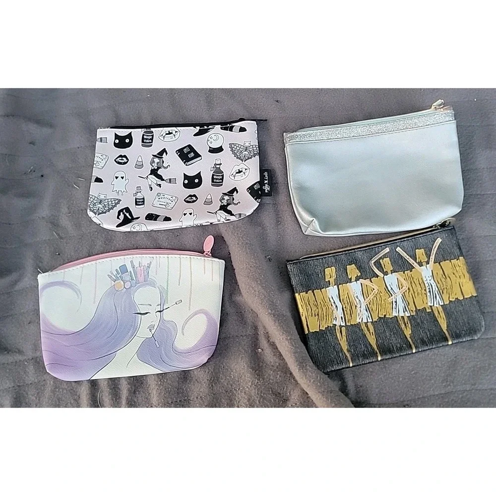 IPSY‎ Makeup Bag Lot of 4 – NWOT Cosmetic Pouches